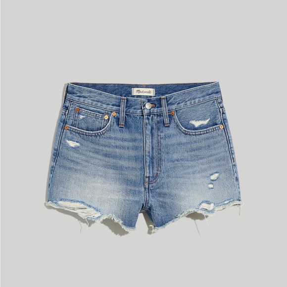 Madewell Relaxed Denim Shorts - Picture 1 of 8